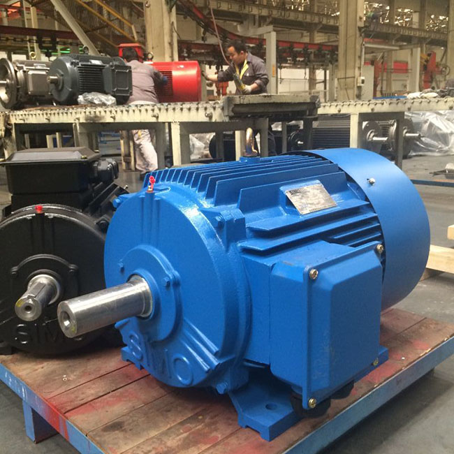 圖為西瑪電機(jī)生產(chǎn)的YEF2系列高效變頻電機(jī)照片 圖為西瑪電機(jī)生產(chǎn)的YEF2系列高效變頻電機(jī)照片